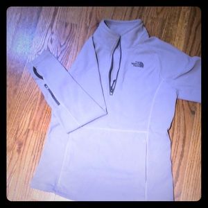 North Face half zip pullover